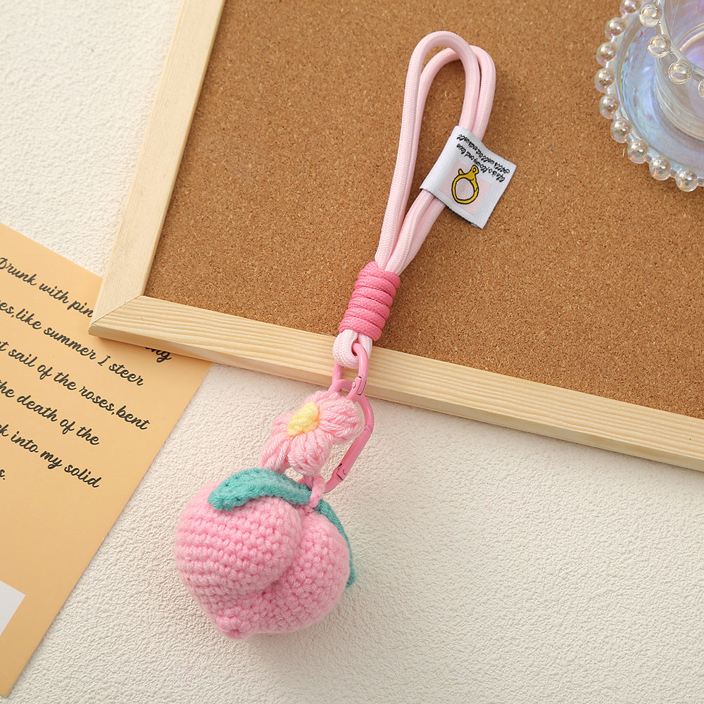Fruit Pattern Keychain Accessory, Stylish And Durable Keychain For Everyday Use