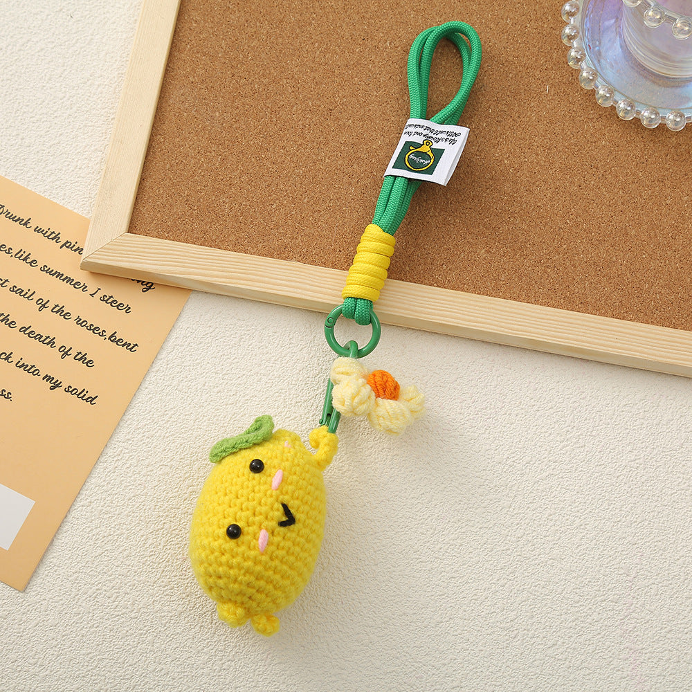 Fruit Pattern Keychain Accessory, Stylish And Durable Keychain For Everyday Use