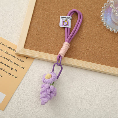 Fruit Pattern Keychain Accessory, Stylish And Durable Keychain For Everyday Use