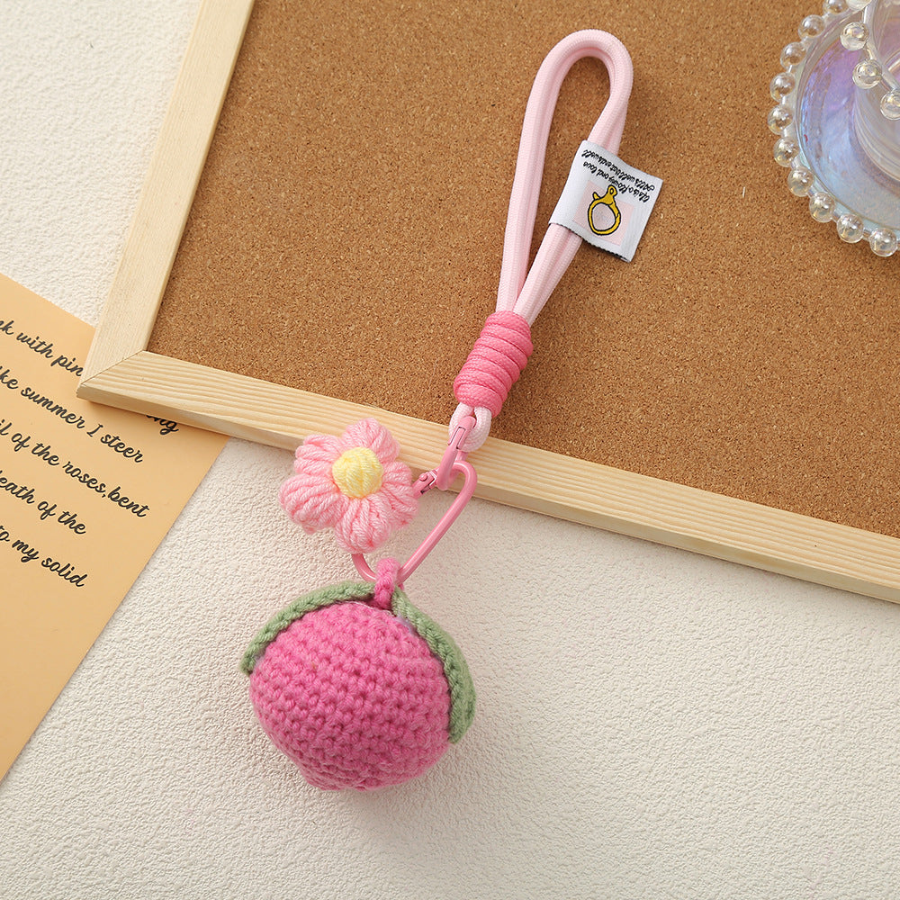 Fruit Pattern Keychain Accessory, Stylish And Durable Keychain For Everyday Use