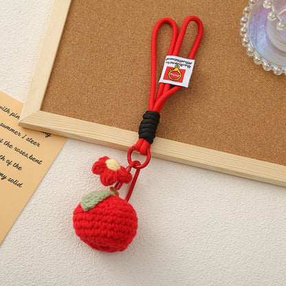 Fruit Pattern Keychain Accessory, Stylish And Durable Keychain For Everyday Use