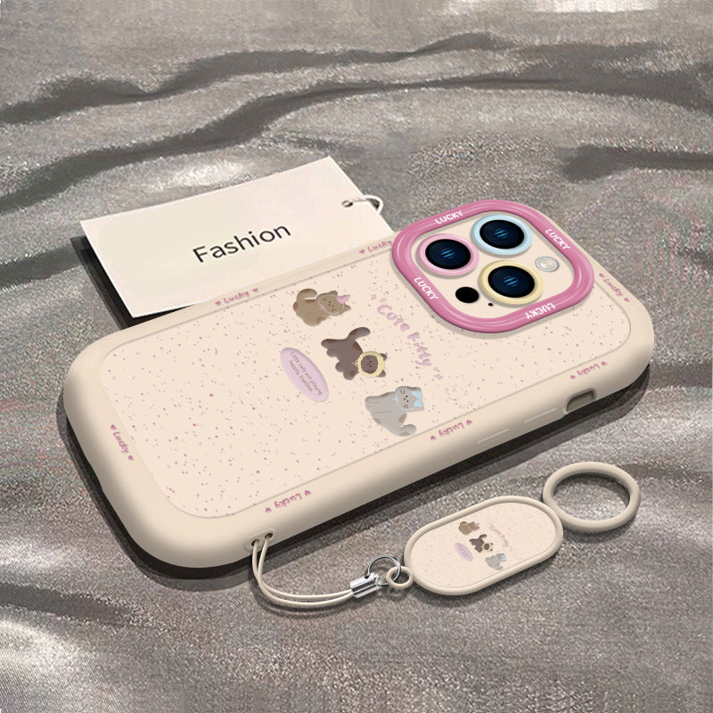 Cute Cat Pattern TPU Phone Case Featuring Adorable Design And Durable Material