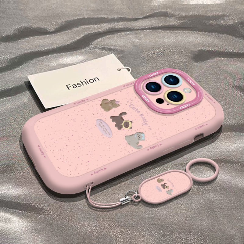 Cute Cat Pattern TPU Phone Case Featuring Adorable Design And Durable Material