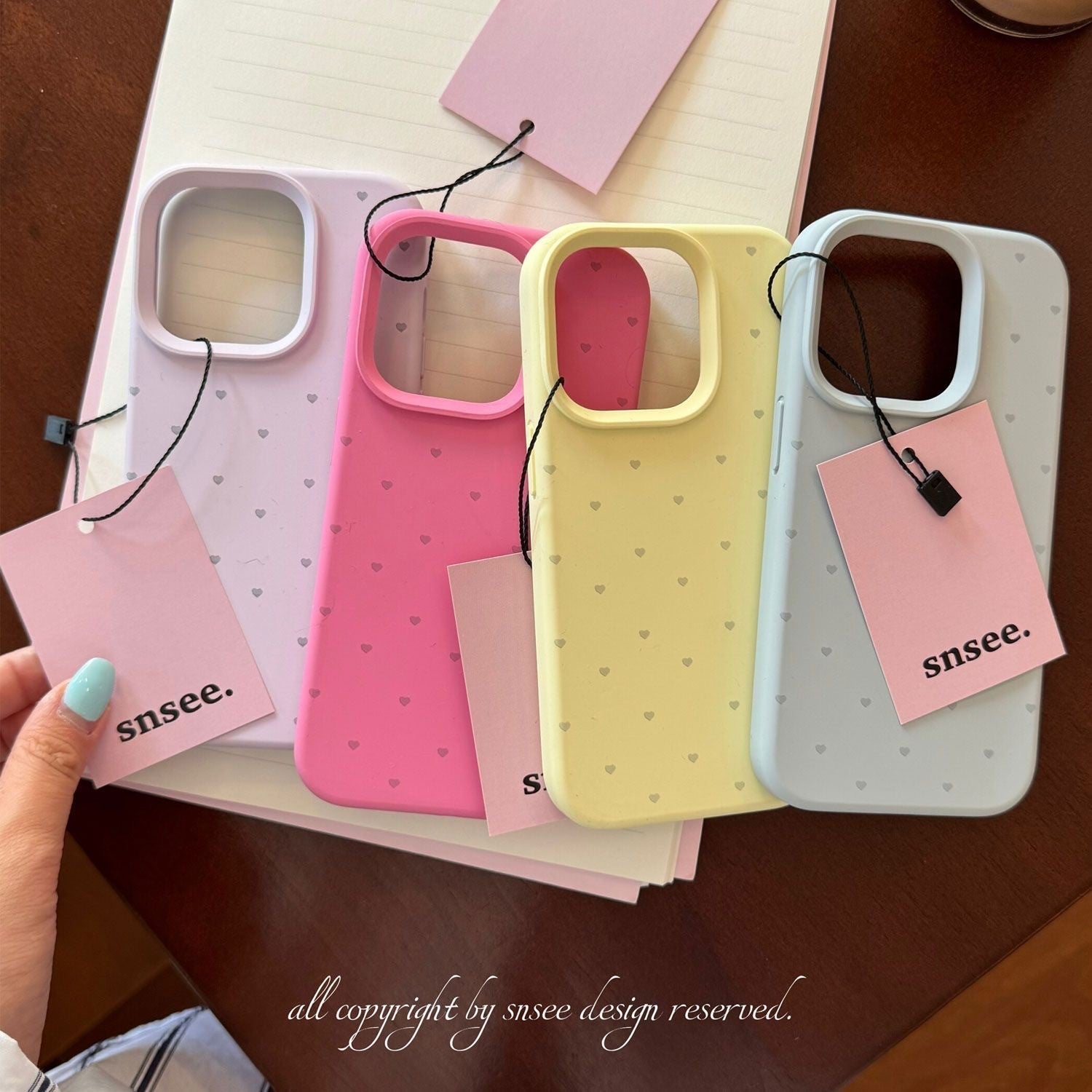 Cute Heart Shape TPU Phone Case In Purple For Apple Devices, Stylish And Protective Cover