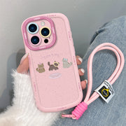 Coffee Kitten + Bracelet-Pink