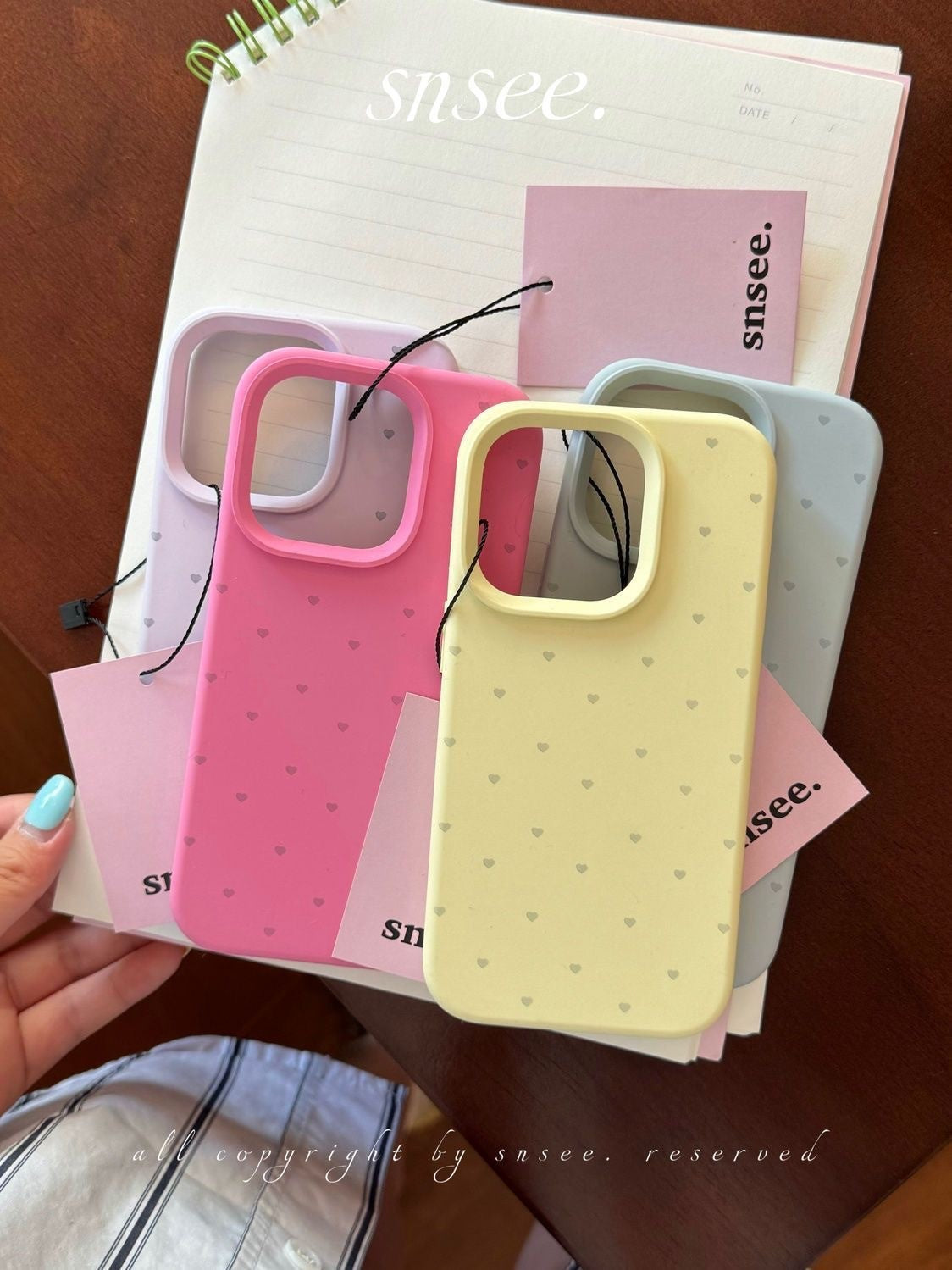 Cute Heart Shape TPU Phone Case In Purple For Apple Devices, Stylish And Protective Cover