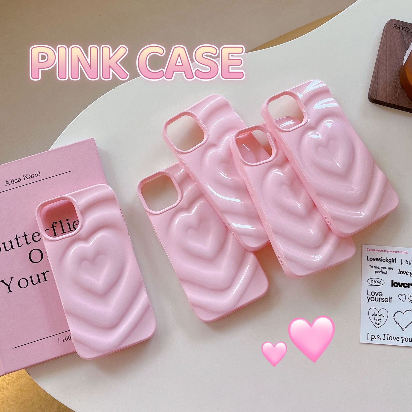 Heart Shape Phone Case For Apple Featuring Durable TPU Material In Silver Color
