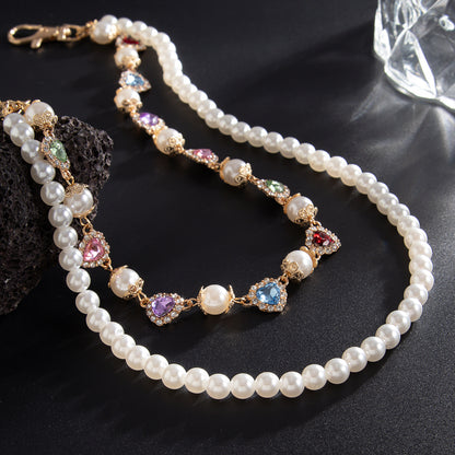 Hip-Hop Metal Waist Chain Featuring Flower And Cross Patterns In Golden Color