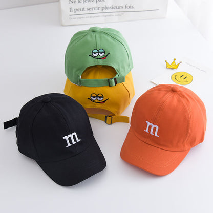 Children's Baseball Cap In Natural Pink, Perfect For Spring & Summer