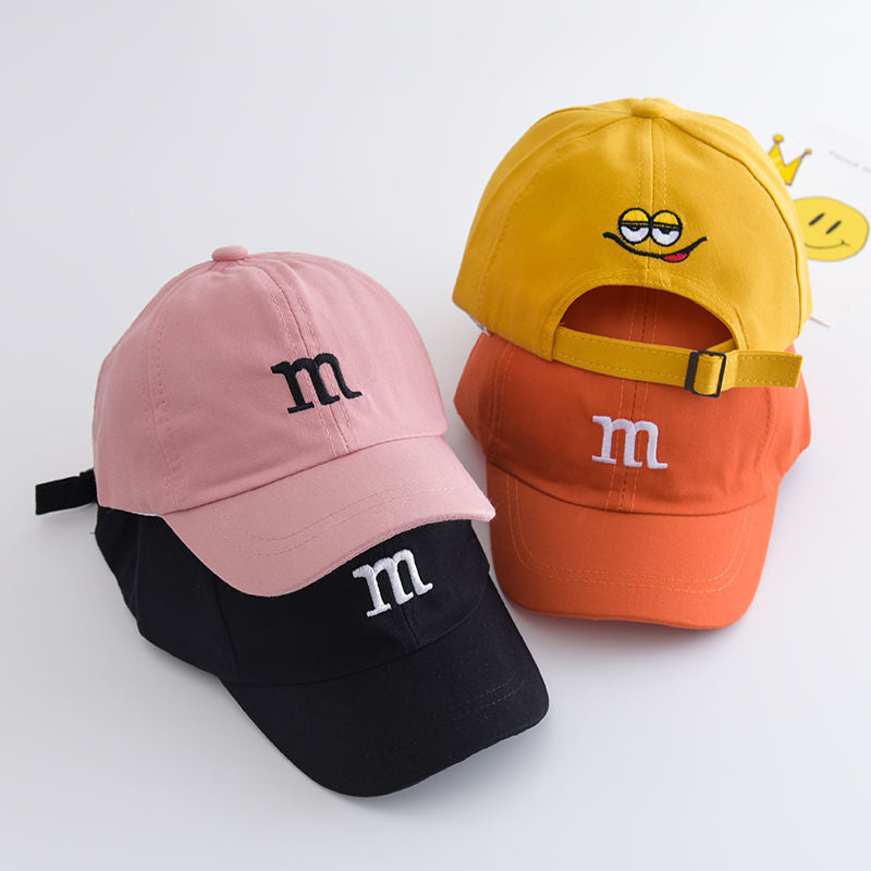 Children's Baseball Cap In Natural Pink, Perfect For Spring & Summer