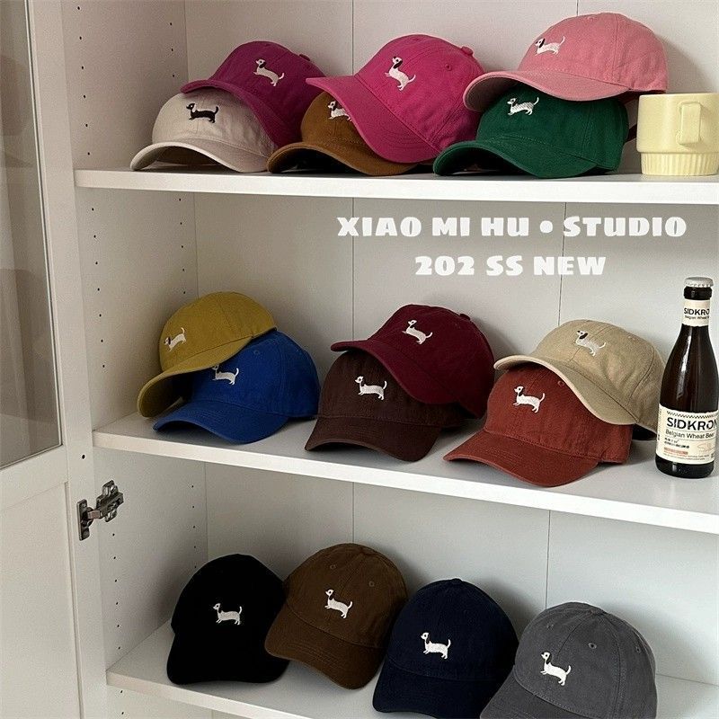 Khaki Embroidery Baseball Cap For Kids, Perfect For Spring And Summer