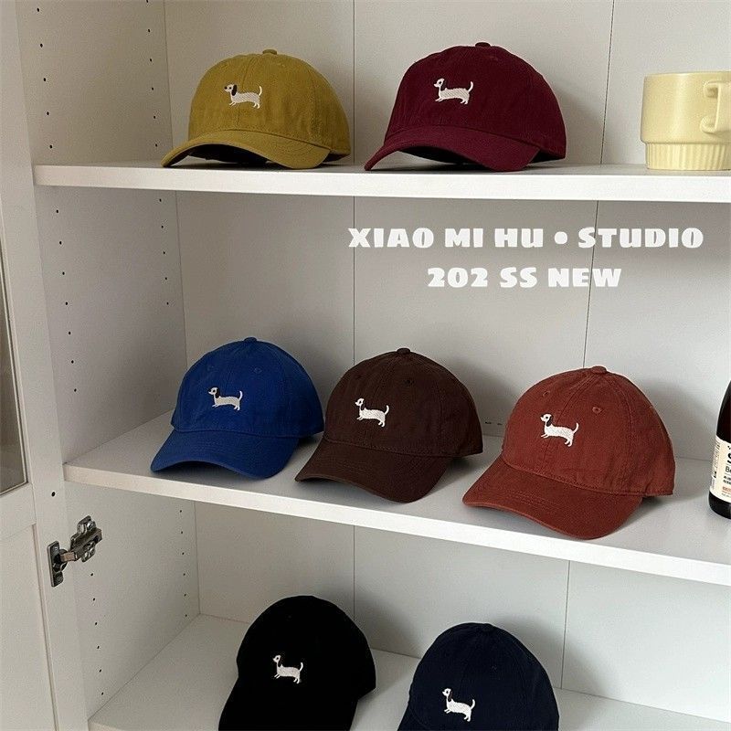 Khaki Embroidery Baseball Cap For Kids, Perfect For Spring And Summer