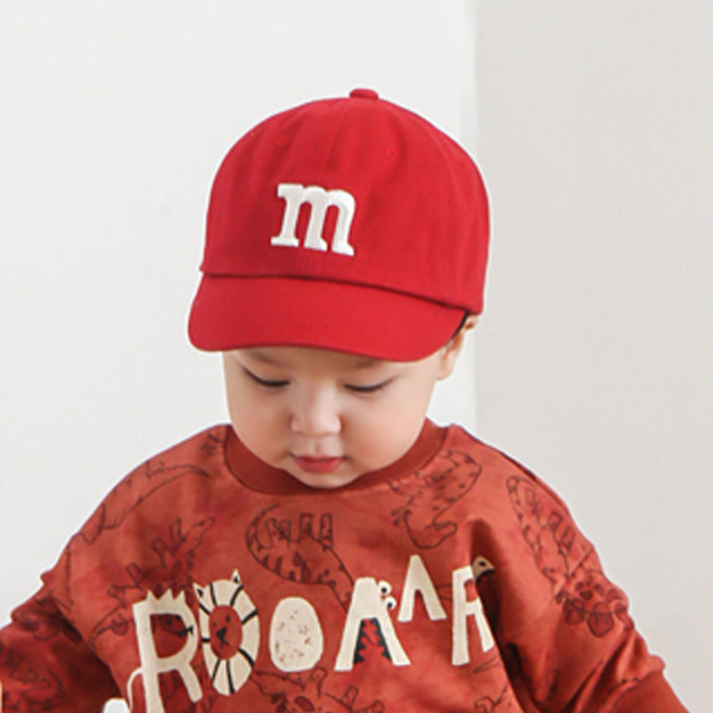 Children's Baseball Cap In Natural Pink, Perfect For Spring & Summer