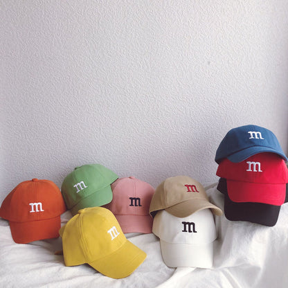 Children's Baseball Cap In Natural Pink, Perfect For Spring & Summer