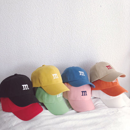 Children's Baseball Cap In Natural Pink, Perfect For Spring & Summer
