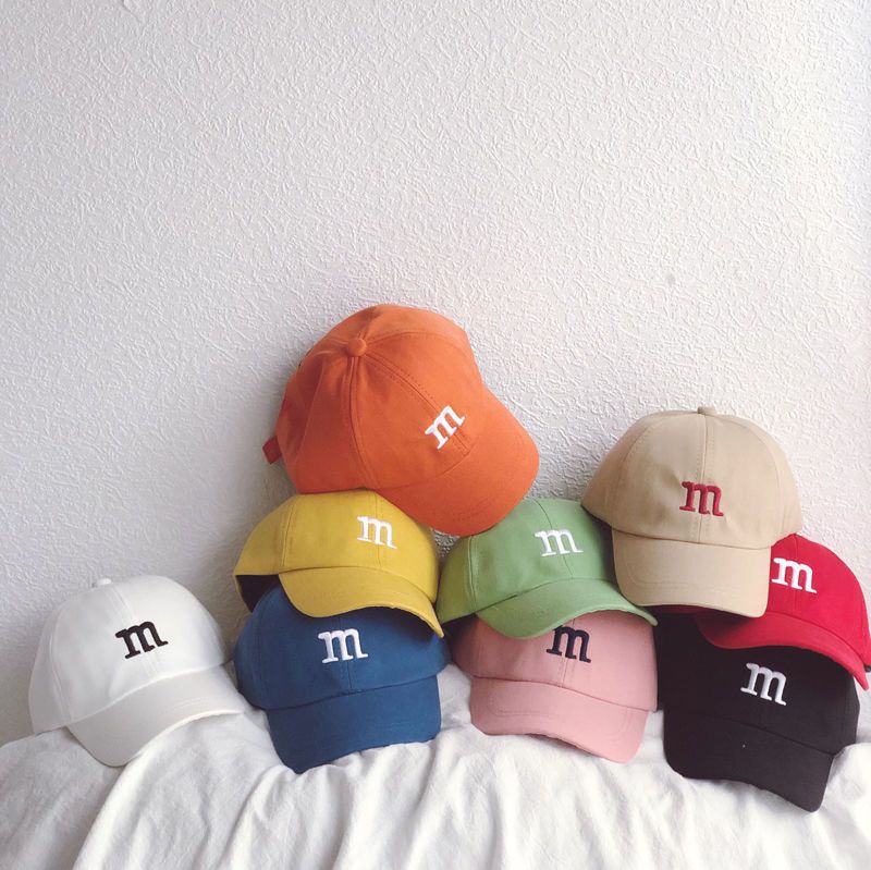 Children's Baseball Cap In Natural Pink, Perfect For Spring & Summer