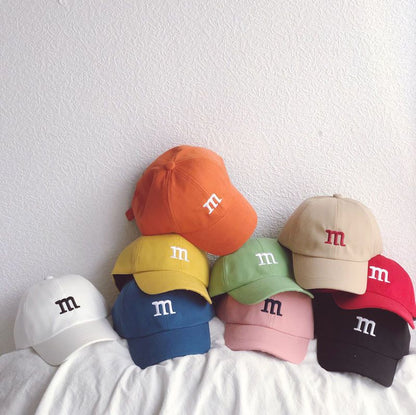 Children's Baseball Cap In Natural Pink, Perfect For Spring & Summer
