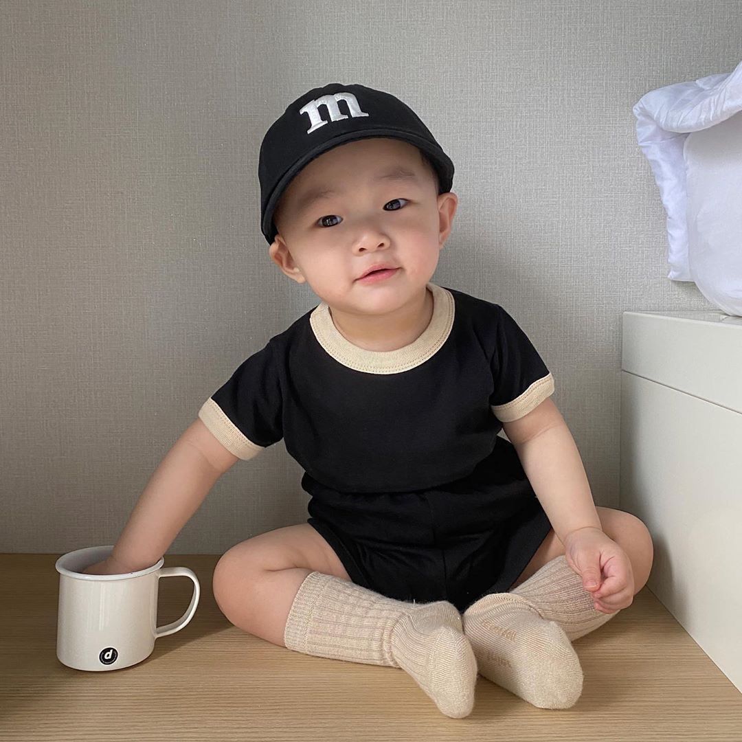 Children's Baseball Cap In Natural Pink, Perfect For Spring & Summer