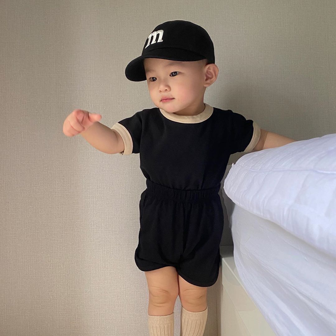 Children's Baseball Cap In Natural Pink, Perfect For Spring & Summer