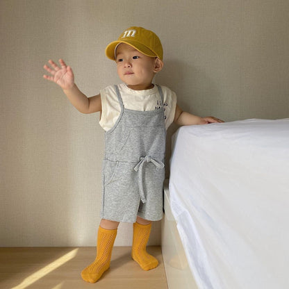 Children's Baseball Cap In Natural Pink, Perfect For Spring & Summer