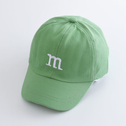 Children's Baseball Cap In Natural Pink, Perfect For Spring & Summer