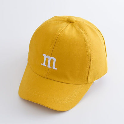 Children's Baseball Cap In Natural Pink, Perfect For Spring & Summer