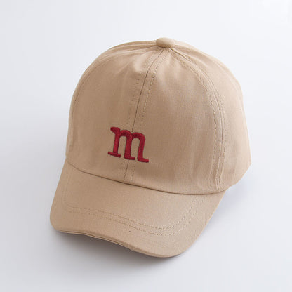 Children's Baseball Cap In Natural Pink, Perfect For Spring & Summer