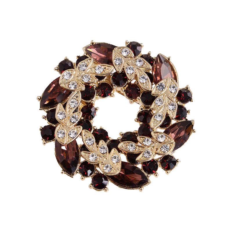 Butterfly Glass Brooch Pin Featuring Elegant Design For Stylish Jewelry Accessories
