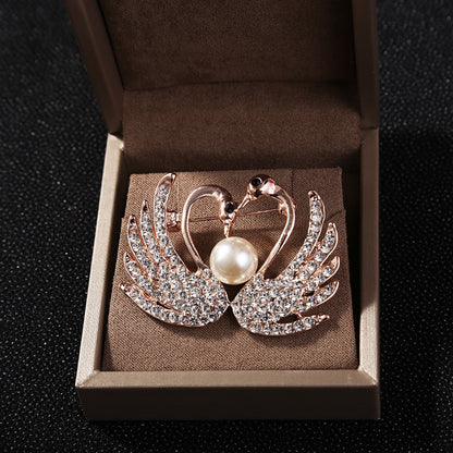 Butterfly Pin Brooch Made Of Zinc Alloy Featuring May Birthstone Emerald