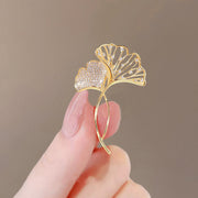 Drilled Ginkgo Leaf
