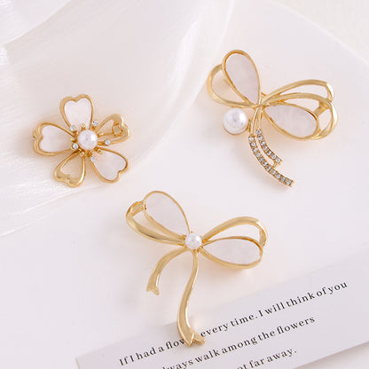 Dragonfly Brooch Pin In Zinc Alloy, Elegant Jewelry Accessory For New Year Celebrations