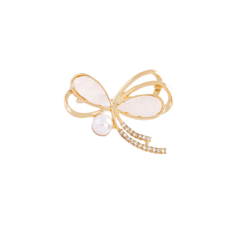Dragonfly Brooch Pin In Zinc Alloy, Elegant Jewelry Accessory For New Year Celebrations
