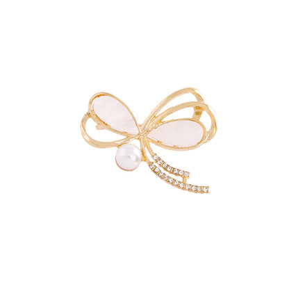Dragonfly Brooch Pin In Zinc Alloy, Elegant Jewelry Accessory For New Year Celebrations