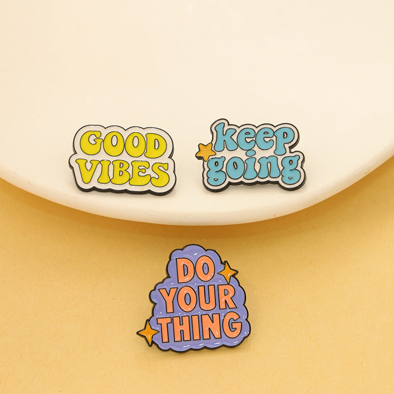 Cartoon Pin Brooches Made Of Durable Zinc Alloy, Stylish Accessories For Everyday Wear