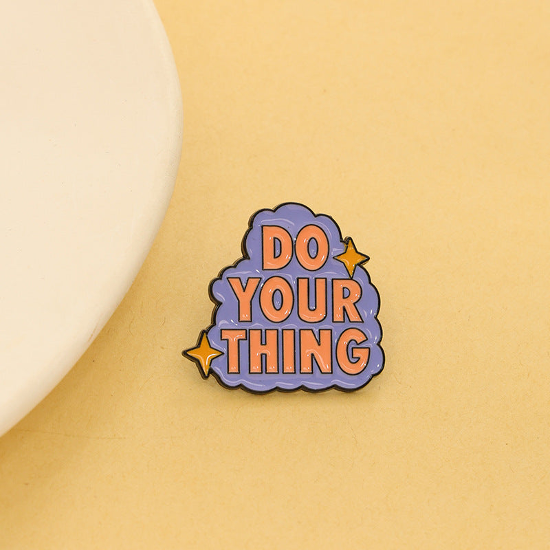 Cartoon Pin Brooches Made Of Durable Zinc Alloy, Stylish Accessories For Everyday Wear