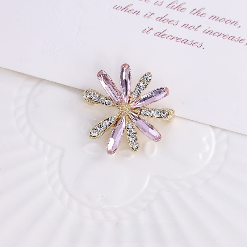 Butterfly Glass Brooch Pin Featuring Elegant Design For Stylish Jewelry Accessories