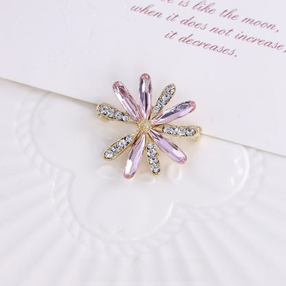 Butterfly Glass Brooch Pin Featuring Elegant Design For Stylish Jewelry Accessories