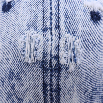 Baseball Cap With Curved Brim In Light Blue, Made Of Cotton, Suitable For Spring & Summer