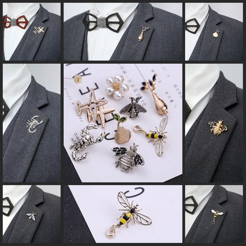 Animal Pattern Alloy Brooch Pin In Colour, Stylish Jewelry Accessory For All Occasions