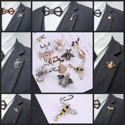 Animal Pattern Alloy Brooch Pin In Colour, Stylish Jewelry Accessory For All Occasions