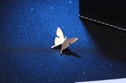 Leaf Pattern Alloy Brooch Pin In Golden Color, Stylish Jewelry Accessory