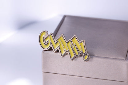 Pin Brooches Made Of Alloy In Elegant Golden Color