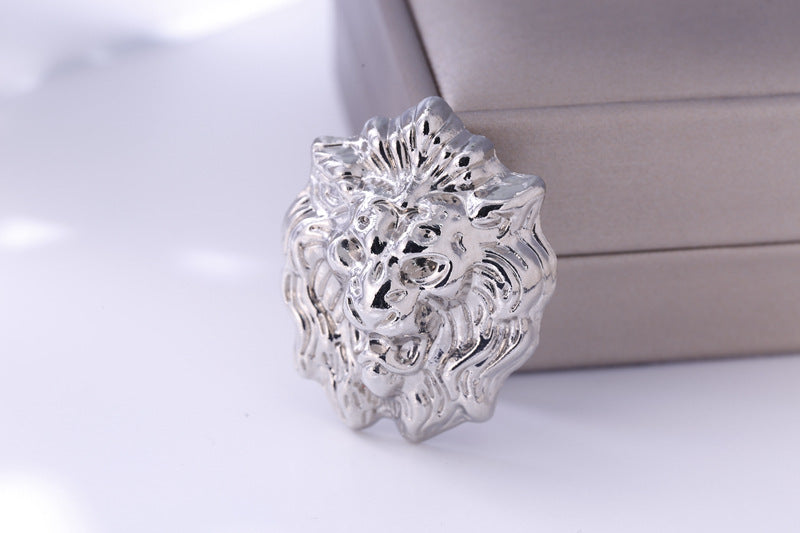Pin Brooches Made Of Alloy In Elegant Golden Color