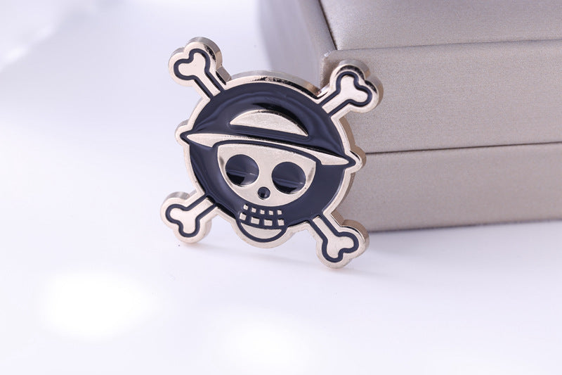 Pin Brooches Made Of Alloy In Elegant Golden Color