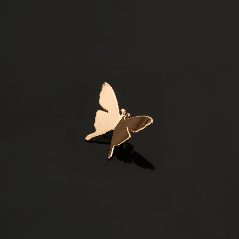 Leaf Pattern Alloy Brooch Pin In Golden Color, Stylish Jewelry Accessory