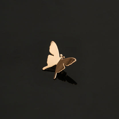 Leaf Pattern Alloy Brooch Pin In Golden Color, Stylish Jewelry Accessory