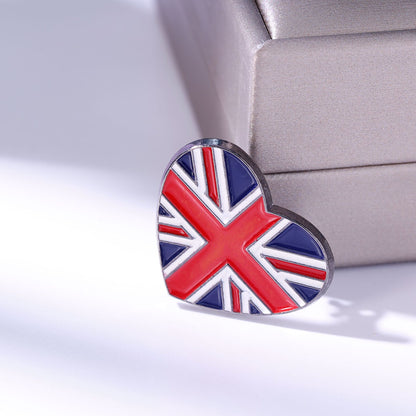 Pin Brooches Made Of Alloy In Elegant Golden Color