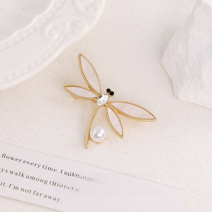 Dragonfly Brooch Pin In Zinc Alloy, Elegant Jewelry Accessory For New Year Celebrations