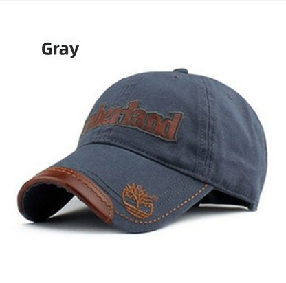 Baseball Cap With Curved Brim For Adults, Made Of Cotton, Available In Grey, Perfect For Spring & Summer