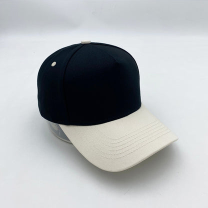 Cotton Baseball Cap With Curved Brim In Khaki, Suitable For Spring & Summer Adults